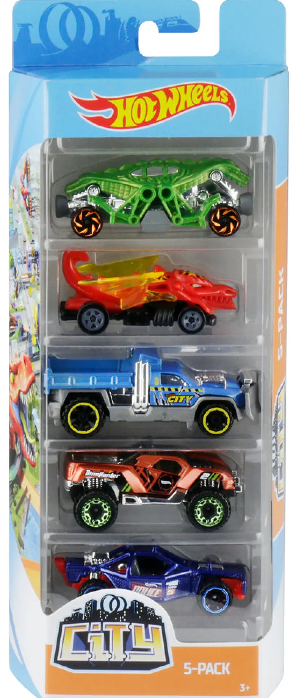 Hot Wheels Basics 5-pak biler ass