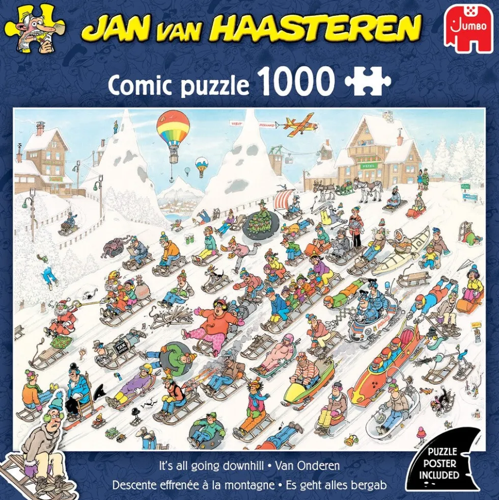 JANVANHAASTEREN It's All Going Downhill 1000 brikker