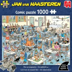 JANVANHAASTEREN The Cat Pageantry 1000 brikker