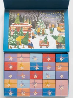 Julekalender Christmas Tree & Snowflakes 1000 brikker