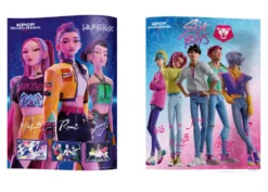 K-Pop Demon Hunters album med 2 blind bags
