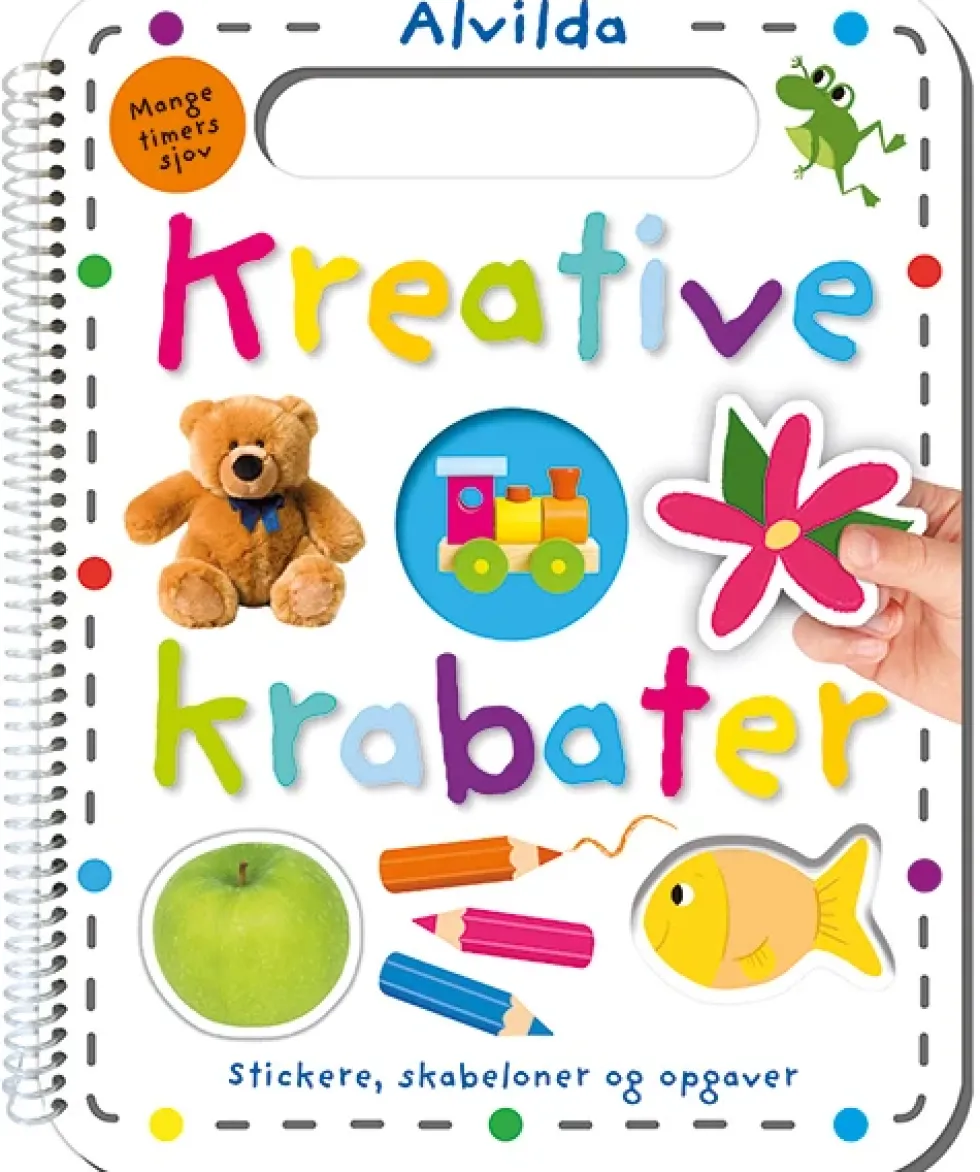 Kreative krabater - Stickere, skabeloner og opgaver