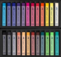 Kridt pastel soft Faber-Castell 24 ass.