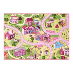 Legetæppe - Pink tivoli - 95 x 133 cm