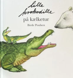 Lille krokodille på kælketur