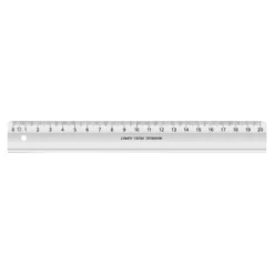 Lineal Linex klar plast 20cm 1020m