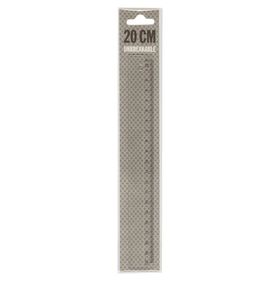 Lineal unbreakable 20cm
