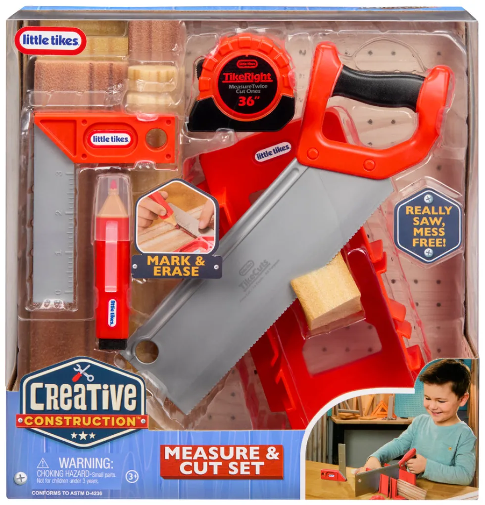 Little Tikes Creative Construction måle- og savesæt