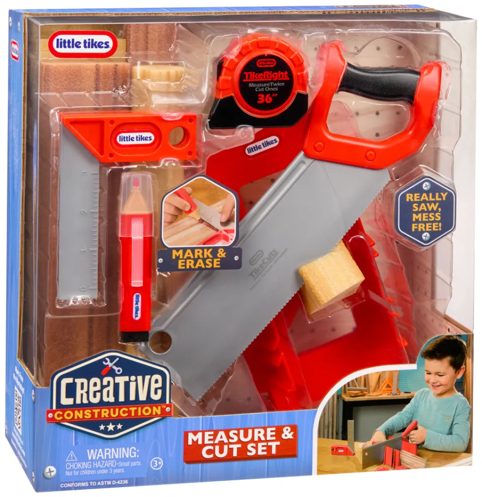 Little Tikes Creative Construction måle- og savesæt
