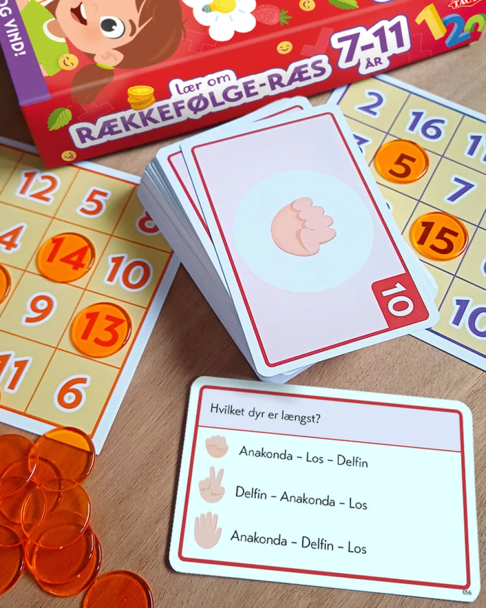 Lær Om Rækkefølge Ræs IQ Bingo
