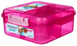Madkasse Sistema Bento Cube Lunch pink 1,25L