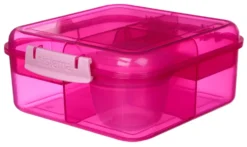 Madkasse Sistema Bento Cube Lunch pink 1,25L