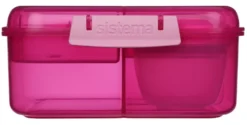 Madkasse Sistema Bento Cube Lunch pink 1,25L