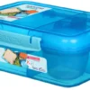 Madkasse Sistema Bento Lunch blå 1,65L