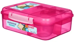 Madkasse Sistema Bento Lunch pink 1,65L