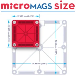 MAGNA-TILES microMAGS 70 stk