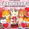 Malebog: Cozy Hearts - Cozy Coloring