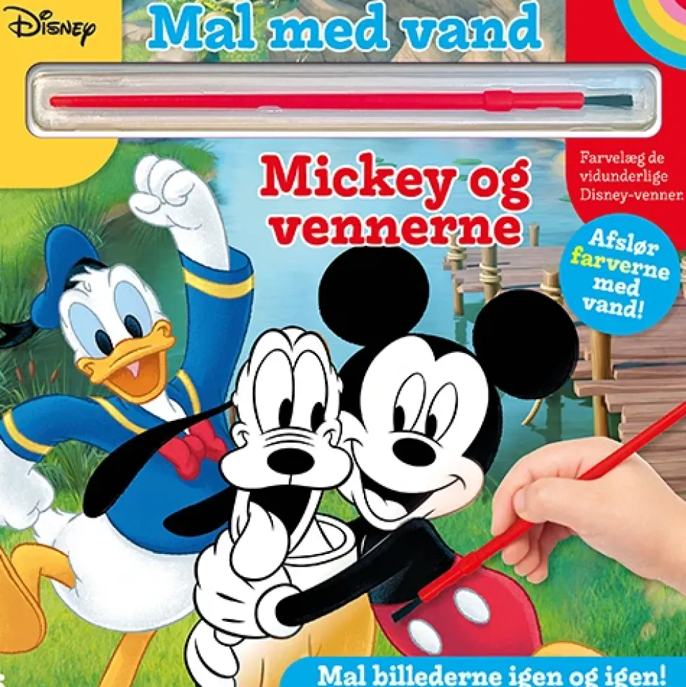 Mal med vand - Disney - Mickey og venner