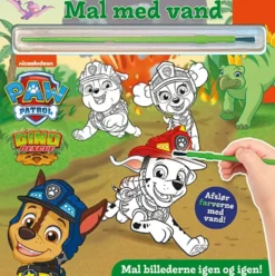 Mal med vand - Paw Patrol dinoer