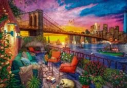Manhattan Balcony Sunset 3000 brikker