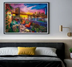 Manhattan Balcony Sunset 3000 brikker