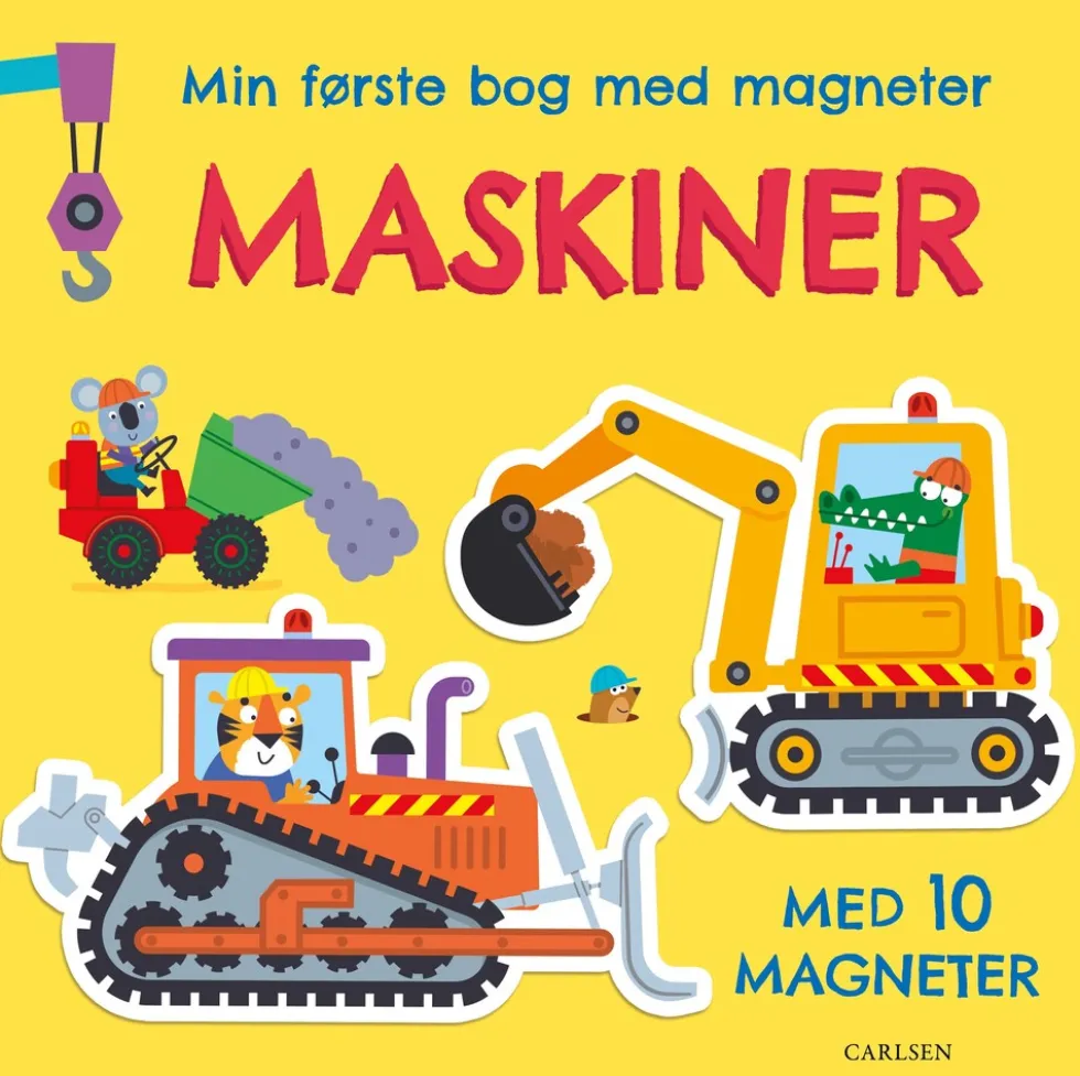 Min første bog med magneter: maskiner