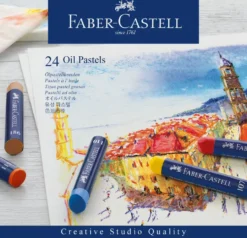 Oliekridt Faber-Castell pastels 24 stk