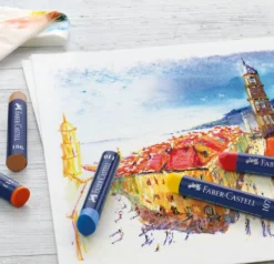 Oliekridt Faber-Castell pastels 24 stk