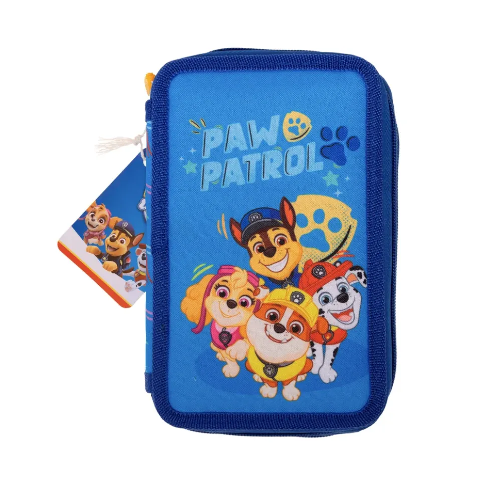 Paw Patrol penalhus, dobbeltdækker med fyld