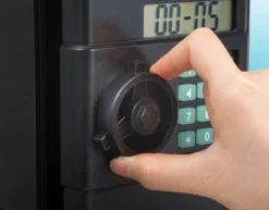 Pengeskab med personlig kode