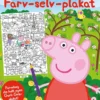 Peppa Pig - Gurli Gris' gigantiske farv-selv-plakat