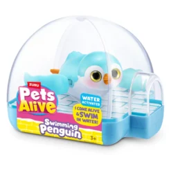 Pets alive swimming penguin ass