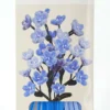 Piberenser blomster blå blomster 4 STK