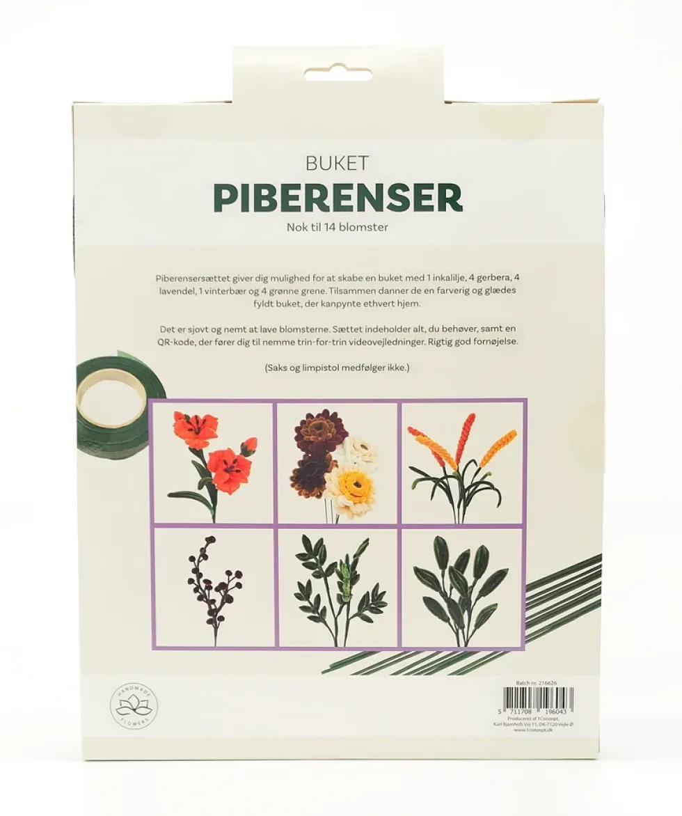Piberenser efterårs blomsterbuket 14 STK