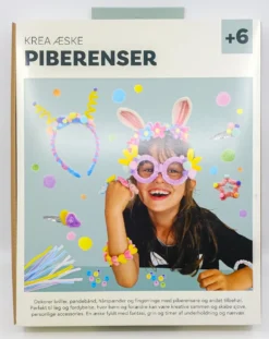 Piberenser Krea hårpynt og smykker ass.