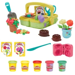 Play-Doh blooming flowers