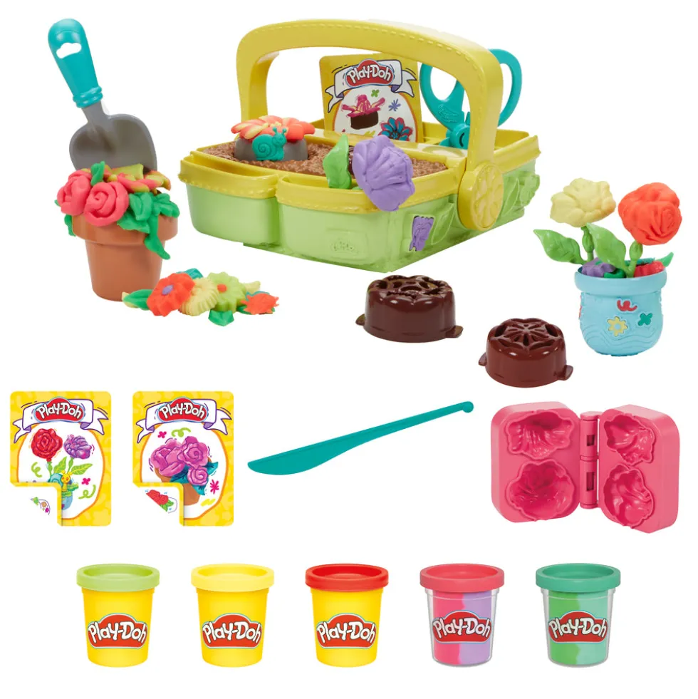 Play-Doh blooming flowers