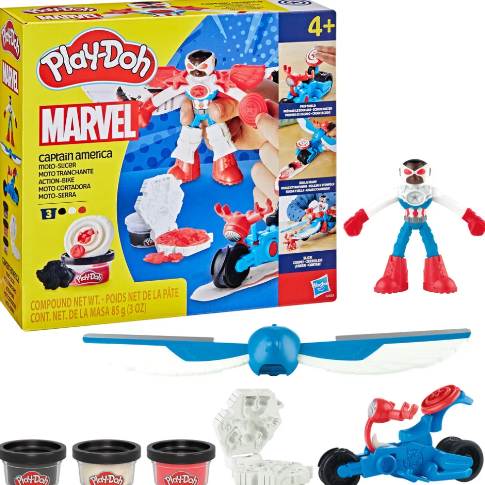 Play-Doh campain america moto-slicer