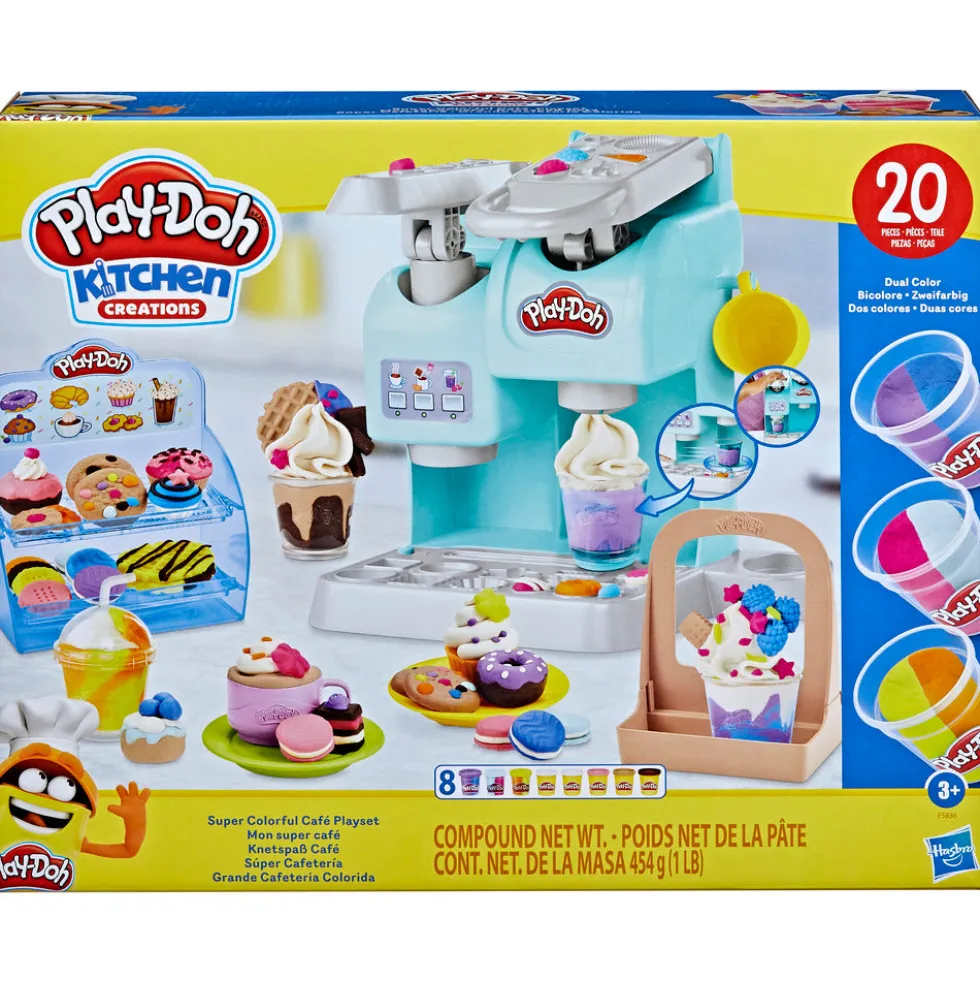 Play-Doh farverigt café legesæt
