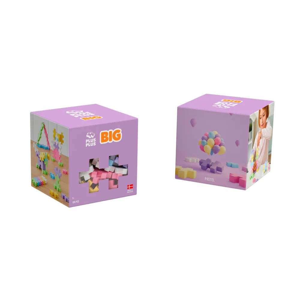 Plus-Plus BIG Pastel Mix / 100 pcs