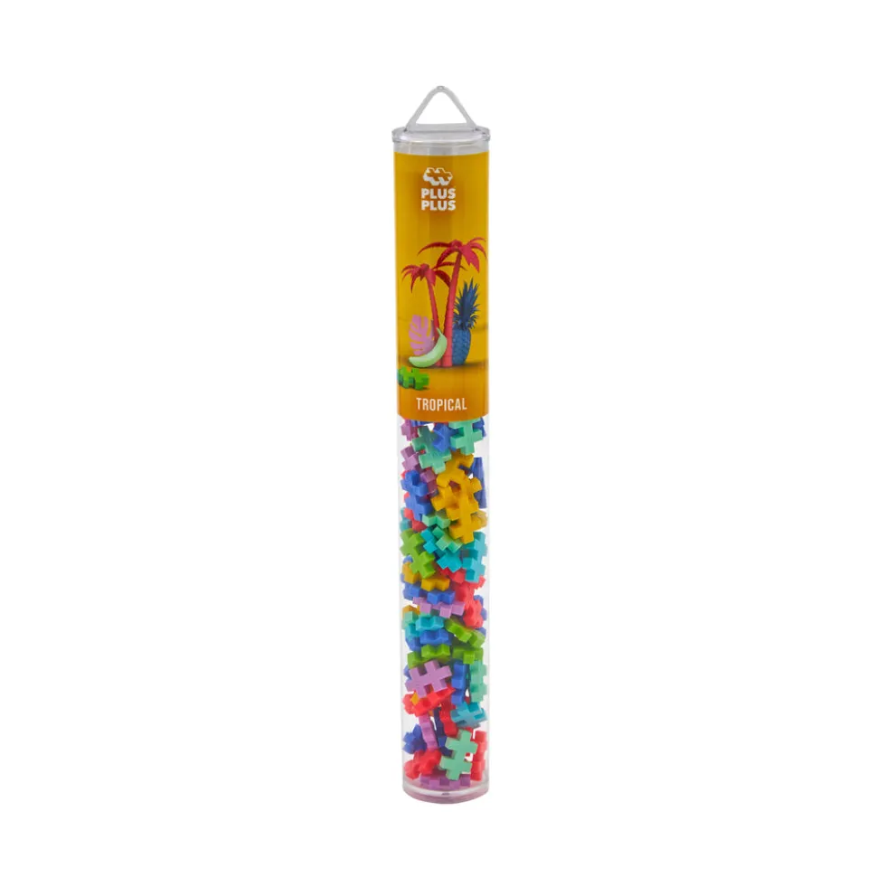 Plus-Plus Tropical mix / 100 pcs Tube