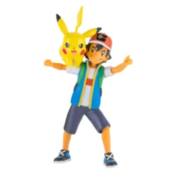 Pokemon battle feature figure Ash and Pikachu