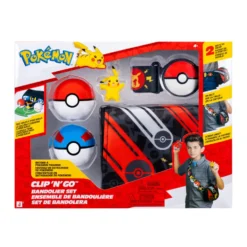 Pokemon clip n go bandolier set Pikachu