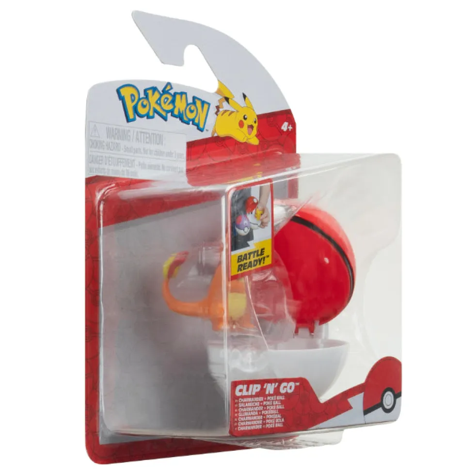 Pokemon clip n go Charmander with poke ball