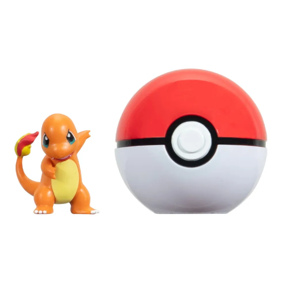 Pokemon clip n go Charmander with poke ball