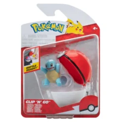 Pokemon clip n go Squirtle with poke ball