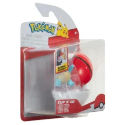 Pokemon clip n go Squirtle with poke ball
