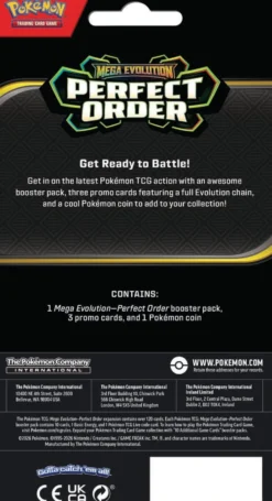 Pokémon Mega Evolution 3 Premium Checklane, Perfekt order ass