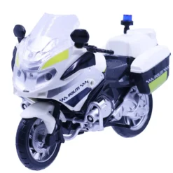 Politimotorcykel med lys og lyd 18 cm