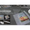 Puslespilstæppe 130x89cm